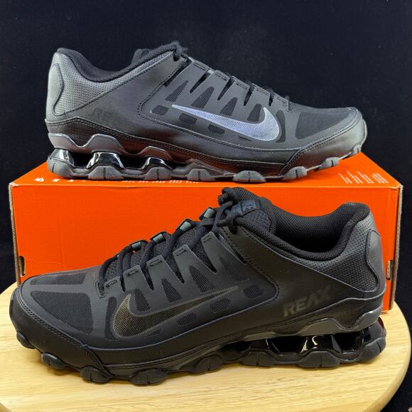 Nike Reax 8 TR Mesh Size 10 Cross Training (621716-008) Men’s Shoes Black New main image 7